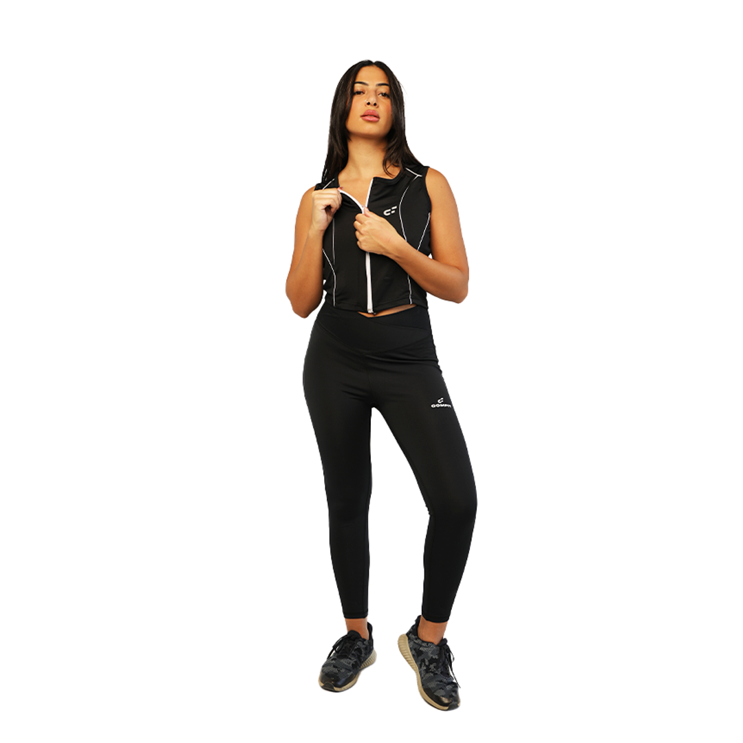 Zipped Tank Top