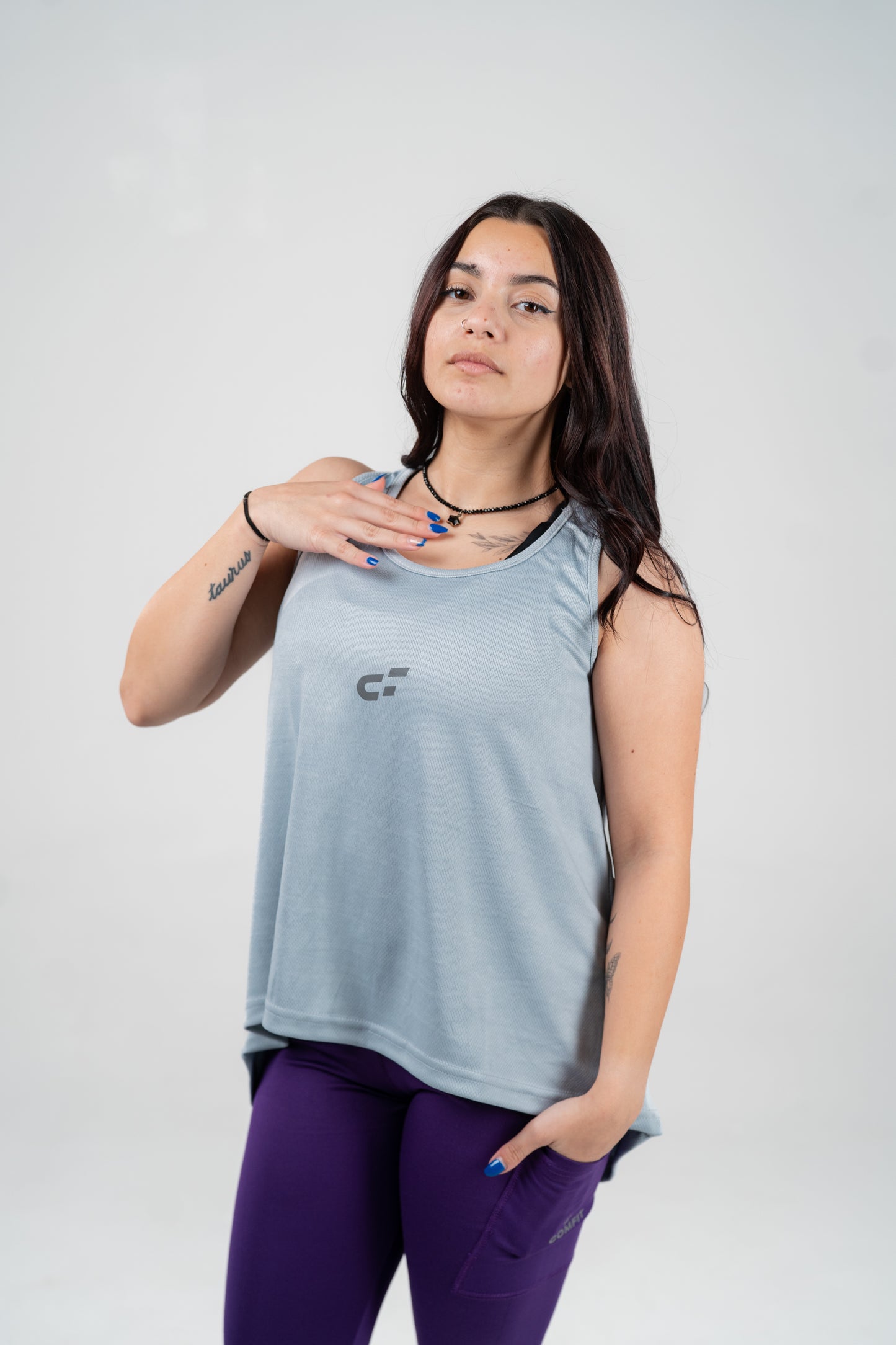 Tank Top back logo
