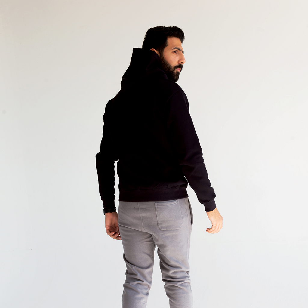 COMFIT BLACK HOODIE UNI SEX