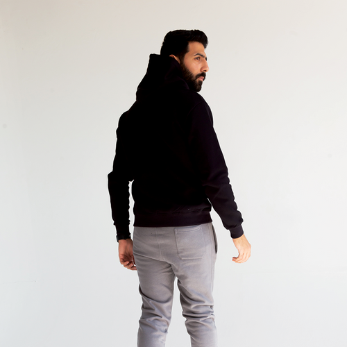 COMFIT BLACK HOODIE UNI SEX