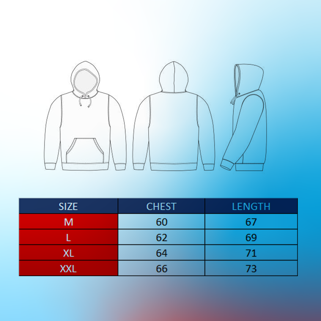 COMFIT BLACK HOODIE UNI SEX