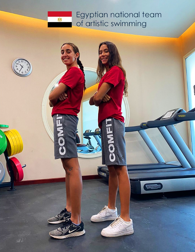 Female Sports Short full logo