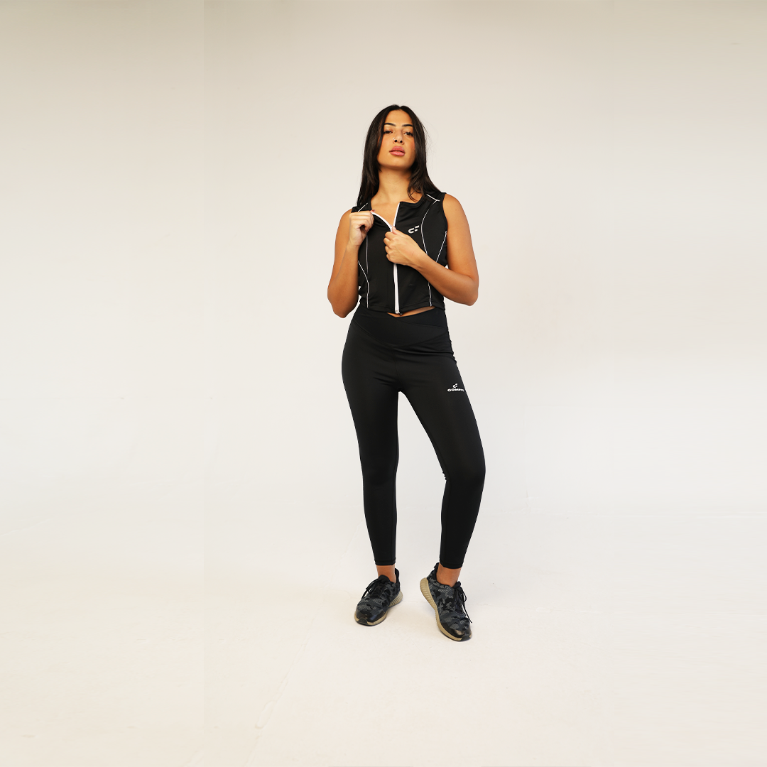 Zipped Tank Top