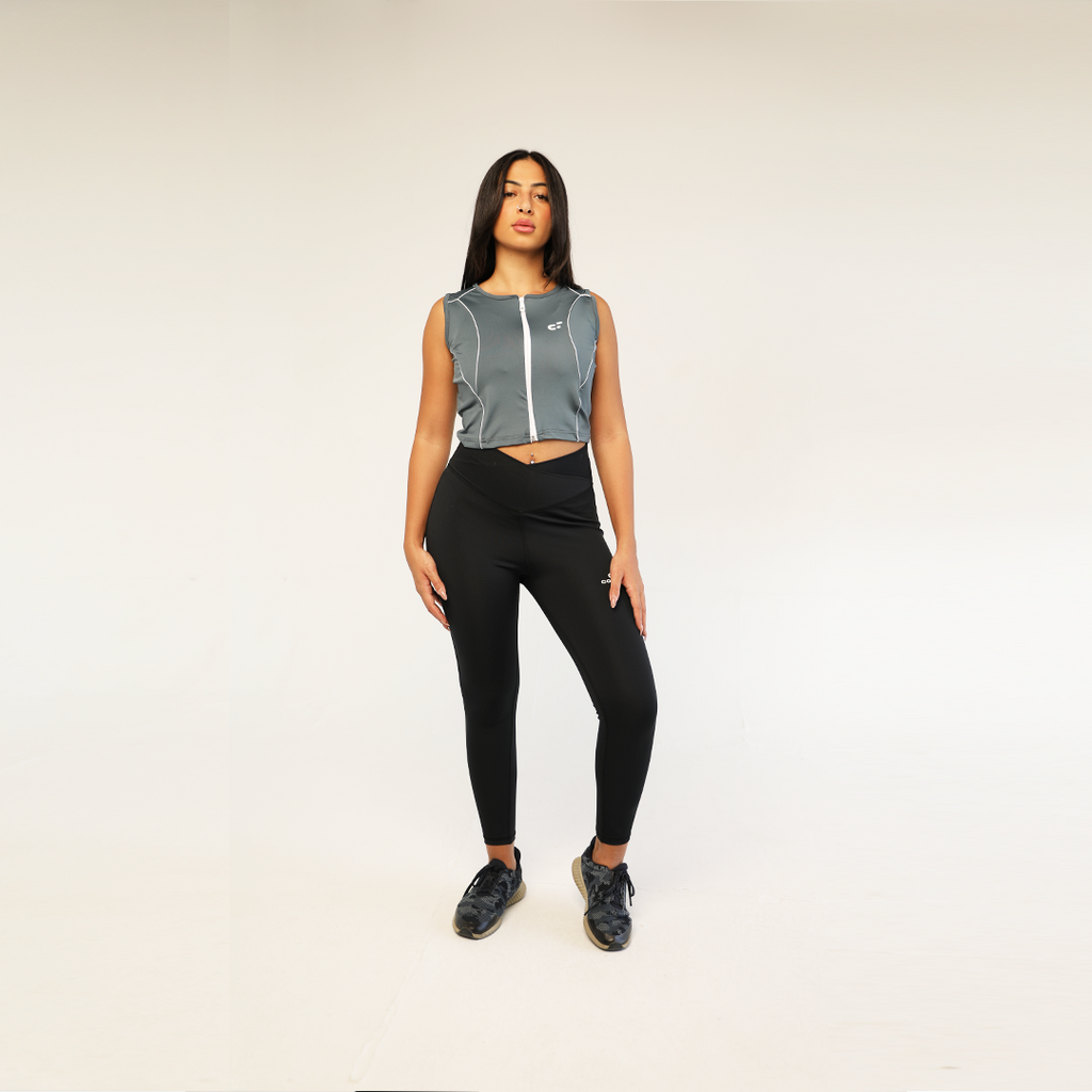 Zipped Tank Top